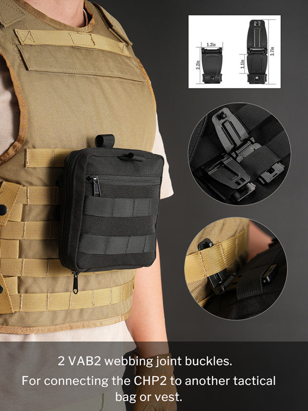 Molle pouches for police vest best sale