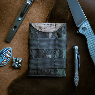 VE9 Pocket Organizer with DIY Patch Area, EDC Tool Storage Pouch