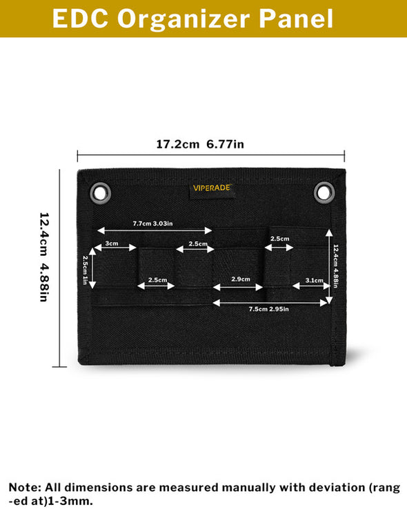 PL10 EDC Organizer Elastic Modular