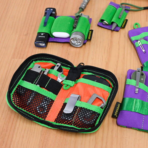 Versatile Modular EDC Organzier – Limited Edition Green&Purple