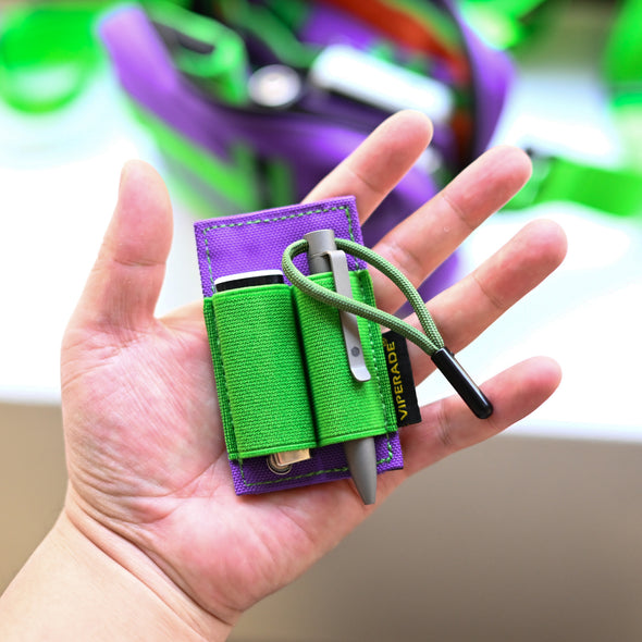 Versatile Modular EDC Organzier – Limited Edition Green&Purple