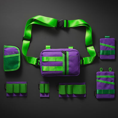 Versatile Modular EDC Organzier – Limited Edition Green&Purple