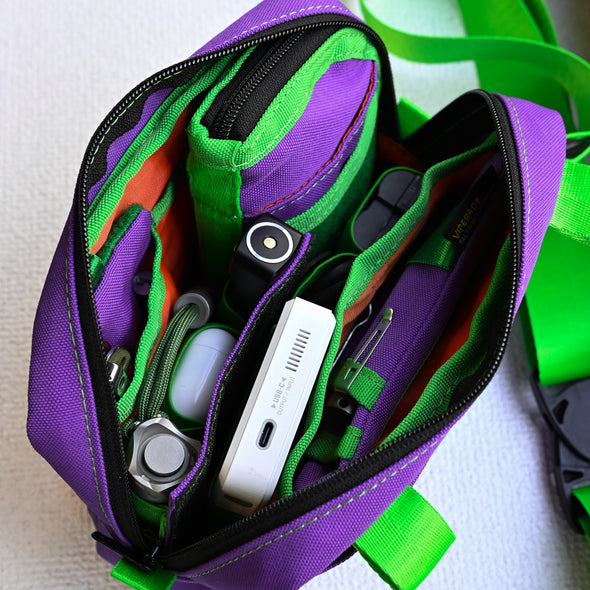 Versatile Modular EDC Organzier – Limited Edition Green&Purple