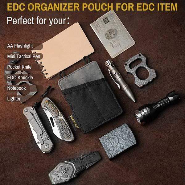 EDC Pocket Organizer,EDC Pouch to Carry Tactical Pen