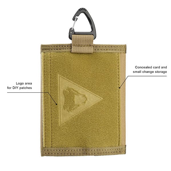Outdoor Wallet Card Bag Waterproof Keychain Case Holder Change